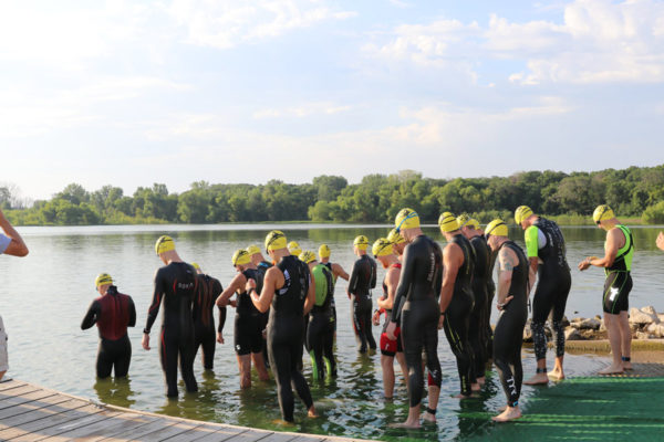 Swimmers Standing